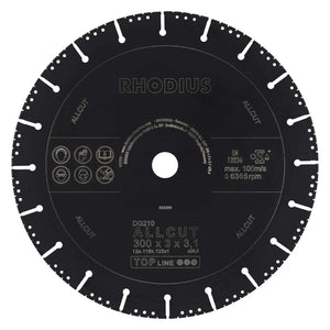 Rhodius DG210 ALLCUT Diamond Cutting Disc 300mm x 3mm x 3.1mm