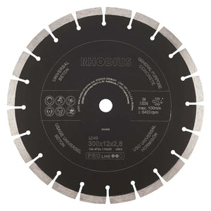 Rhodius LD40 Diamond Cutting Disc 300mm x 12mm x 2.8mm
