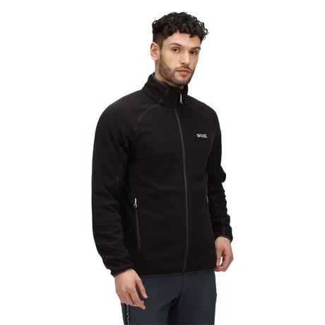 Regatta Men's Hadfield Full Zip Fleece Black
