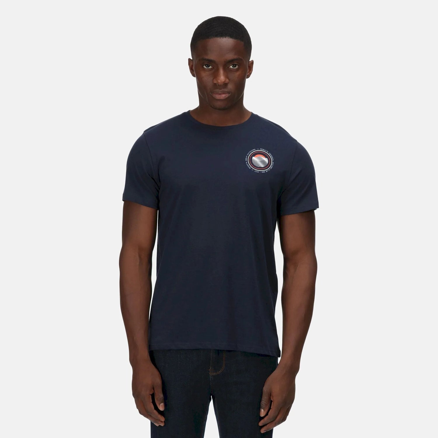 Men's Cline VI Cotton T-Shirt - Navy