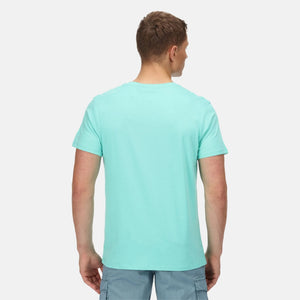 Men's Cline VI Cotton T-Shirt - Opal Green