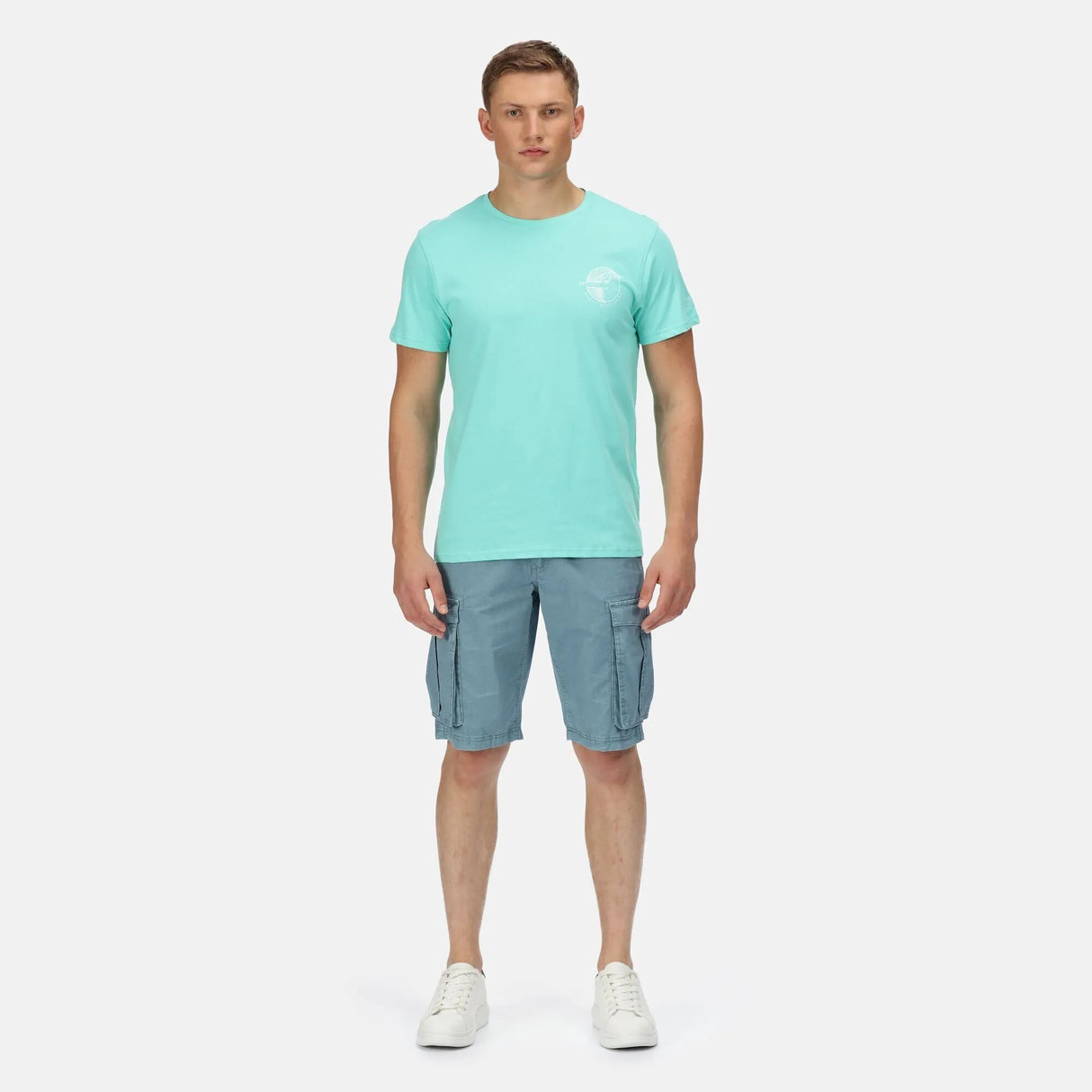 Men's Cline VI Cotton T-Shirt - Opal Green