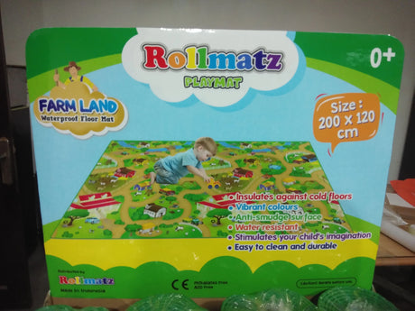 Rollmatz Farm Design Floor Mat | 200 x 120cm Durable Play Mat