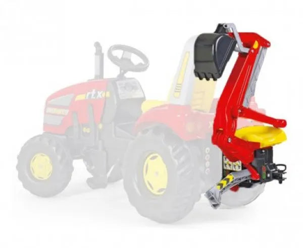 Rolly Red Backhoe