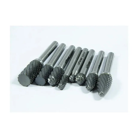 8 Piece TCT Rotary Burrs