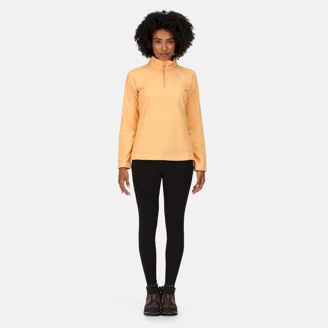 Regatta Women's Montes Lightweight Half-Zip Fleece Papaya White