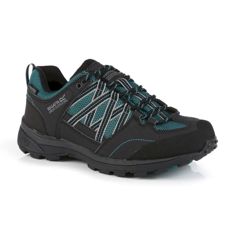 Regatta Women's Samaris II Low Waterproof Walking Shoes Shoreline Blue Ash