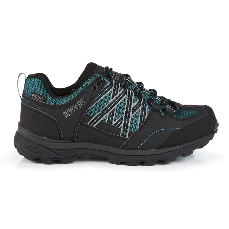 Regatta Women's Samaris II Low Waterproof Walking Shoes Shoreline Blue Ash