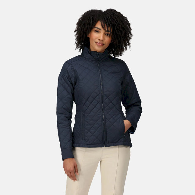 Regatta Women's Charleigh Quilted Insulated Jacket Navy Tile