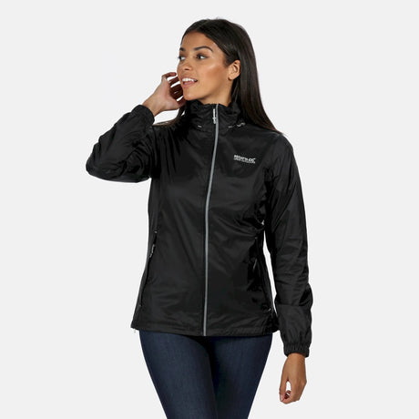 Regatta Women's Corinne IV Lightweight Waterproof Packaway Walking Jacket Black