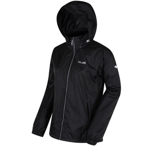 Regatta Women's Corinne IV Lightweight Waterproof Packaway Walking Jacket Black