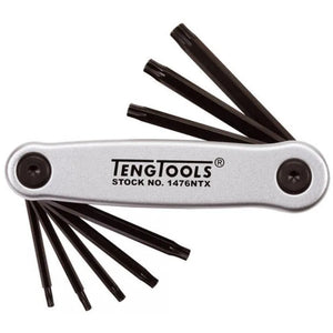 Teng Tools Torx Key Set 8 Piece Silver