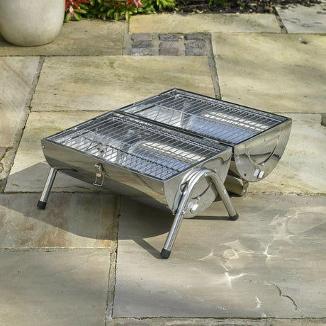 Kingfisher Portable BBQ Charcoal Stainless Steel