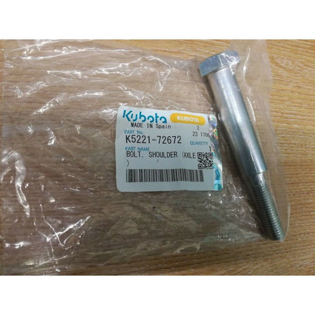 Kubota Shoulder Axle Bolt (Scalp Wheel) For G2160
