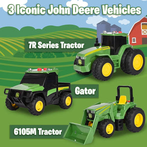 Tomy John Deere Mini Vehicle 3 Pack