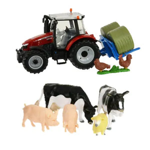 Britains Massey Ferguson 5612 Tractor Play Set 1:32 Scale 43205 