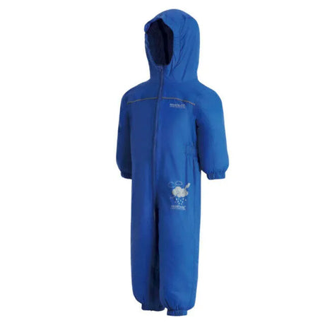 Regatta Kids' Puddle IV Breathable Waterproof Puddle Suit Oxford Blue