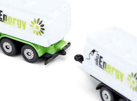 SIKU 1:87 Truck with Tank Truck Superstructure and Trailer - Die-Cast Model