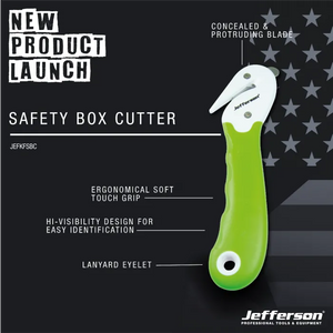 Jefferson Safety Box Cutter JEFKFSBC