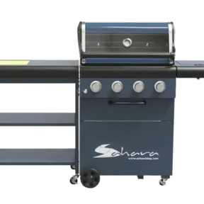 Sahara X475 Burner Gas BBQ w/ BBQ Wood Chips
