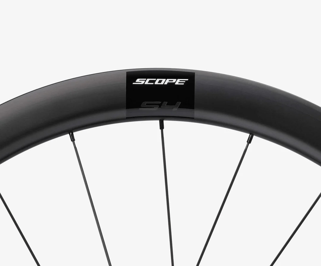 Scope S4 All-Rounder Carbon Tubeless Disc Brake Wheelset - 700c, 45mm, Shimano/SRAM