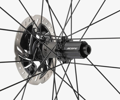 Scope S4 All-Rounder Carbon Tubeless Disc Brake Wheelset - 700c, 45mm, Shimano/SRAM