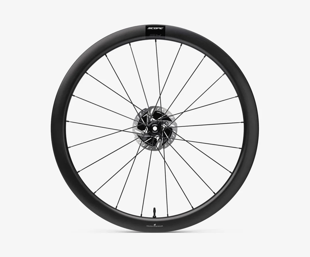Scope S4 All-Rounder Carbon Tubeless Disc Brake Wheelset - 700c, 45mm, Shimano/SRAM