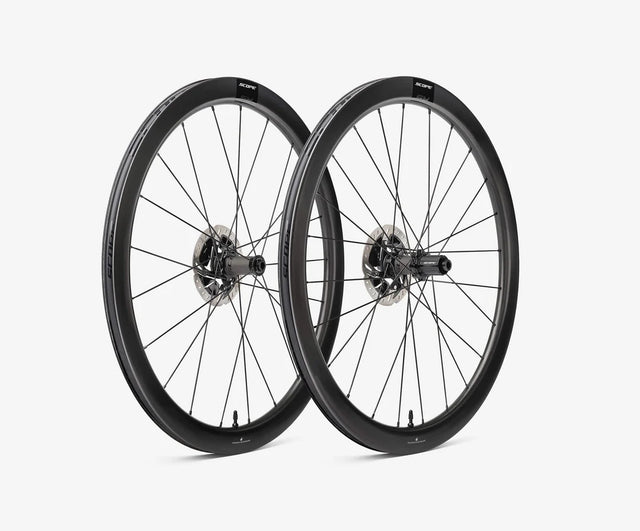Scope S4 All-Rounder Carbon Tubeless Disc Brake Wheelset - 700c, 45mm, Shimano/SRAM