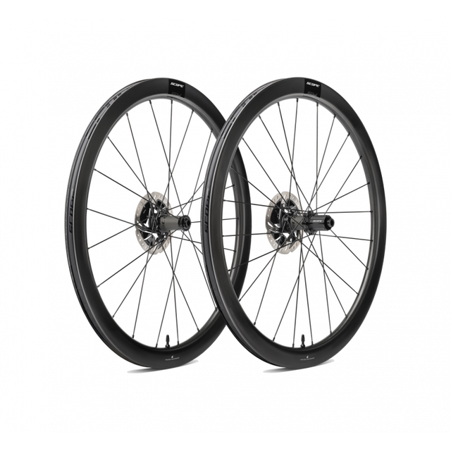 Scope S4 Disc Carbon Road Wheelset - 45mm Aero, Tubeless Ready, 1623g, Shimano/SRAM