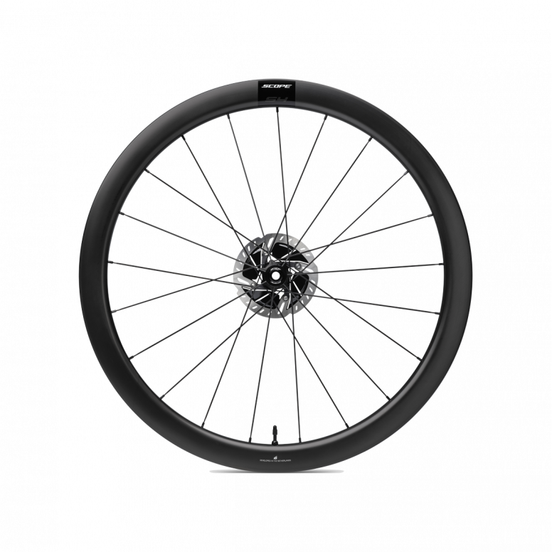 Scope S4 Disc Carbon Road Wheelset - 45mm Aero, Tubeless Ready, 1623g, Shimano/SRAM