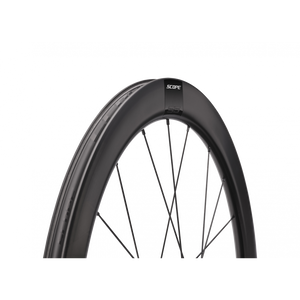 Scope S5 Disc Carbon Road Wheelset - 55mm Aero, Tubeless, 1723g, Shimano/SRAM Compatible