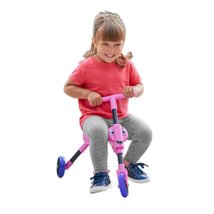 Scuttlebug Pink Butterfly Ride-On Trike - Folding Toddler Trike (8603)