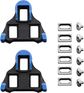 Shimano SM-SH12 SPD-SL Cleats - 2° Float, Front Pivot, Blue