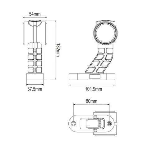 247 LED Side Marker Lamp - Right