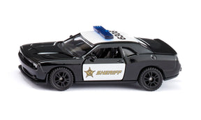 Siku 1:87 Dodge Challenger SRT County Sheriff - Diecast US Police Car with Opening Doors