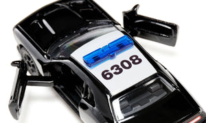 Siku 1:87 Dodge Challenger SRT County Sheriff - Diecast US Police Car with Opening Doors