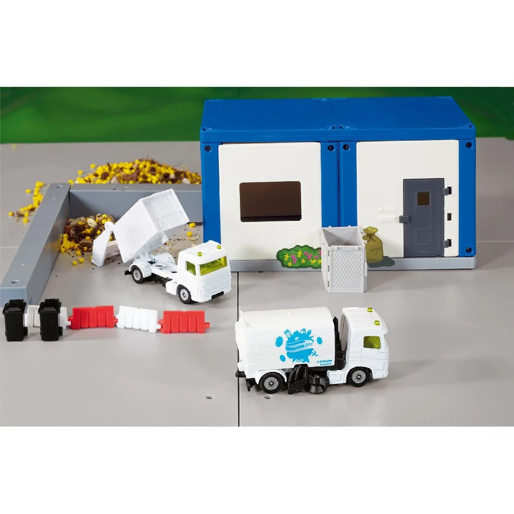 SIKU 1:87 Municipal Set - Road Sweeper and Garbage Truck