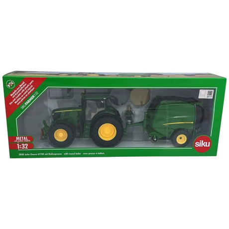 Siku John Deere 6175R Tractor with Baler