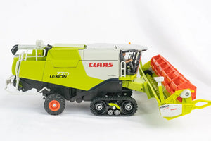 Siku Claas Lexion 770 on Tracks with Transport Trailer