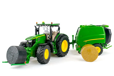 Siku John Deere 6175R Tractor with Baler