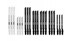SKIL 2610S00920 T-Shank Jigsaw Blades Set - 21-Piece Assortment for Wood, Metal, and Plastic Cutting