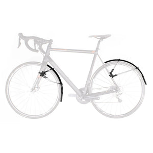 SKS Raceblade Pro XL Mudguard Set - Black | Clip-On Road Bike Mudguards for 25-32mm Tyres