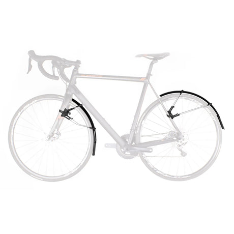 SKS Raceblade Pro XL Mudguard Set - Black | Clip-On Road Bike Mudguards for 25-32mm Tyres