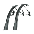SKS Raceblade Pro XL Stealth Series Mudguard Set - Matte Black | Clip-On Mudguards for Road & Cyclocross Bikes