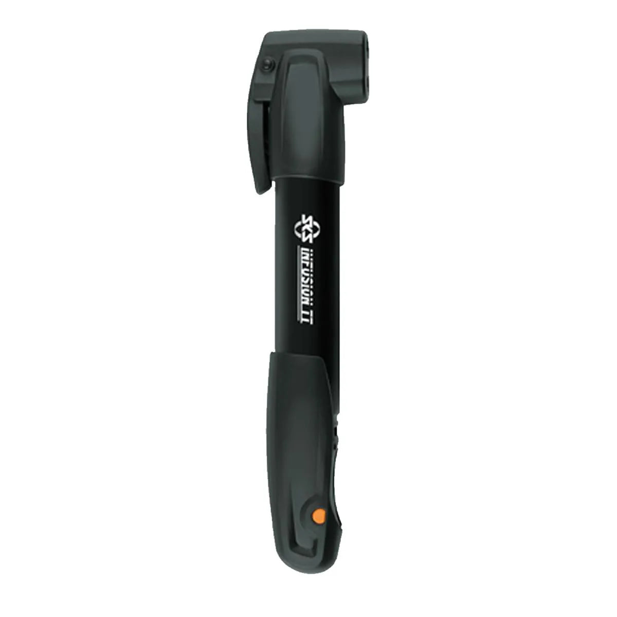 SKS Infusion TT Mini Black  Pump - Compact Bike Pump with Folding T-Handle | Multi-Valve Compatible