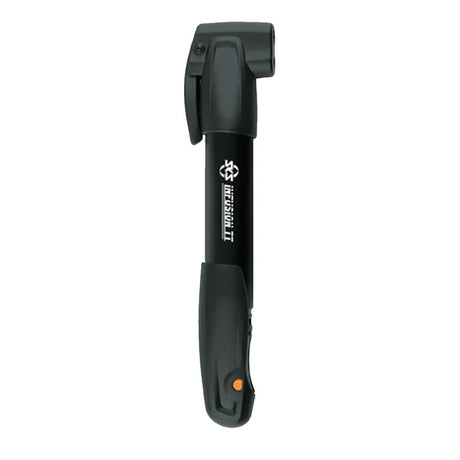 SKS Infusion TT Mini Black  Pump - Compact Bike Pump with Folding T-Handle | Multi-Valve Compatible