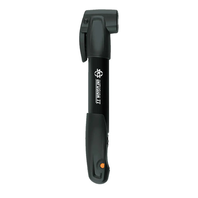 SKS Infusion TT Mini Black  Pump - Compact Bike Pump with Folding T-Handle | Multi-Valve Compatible