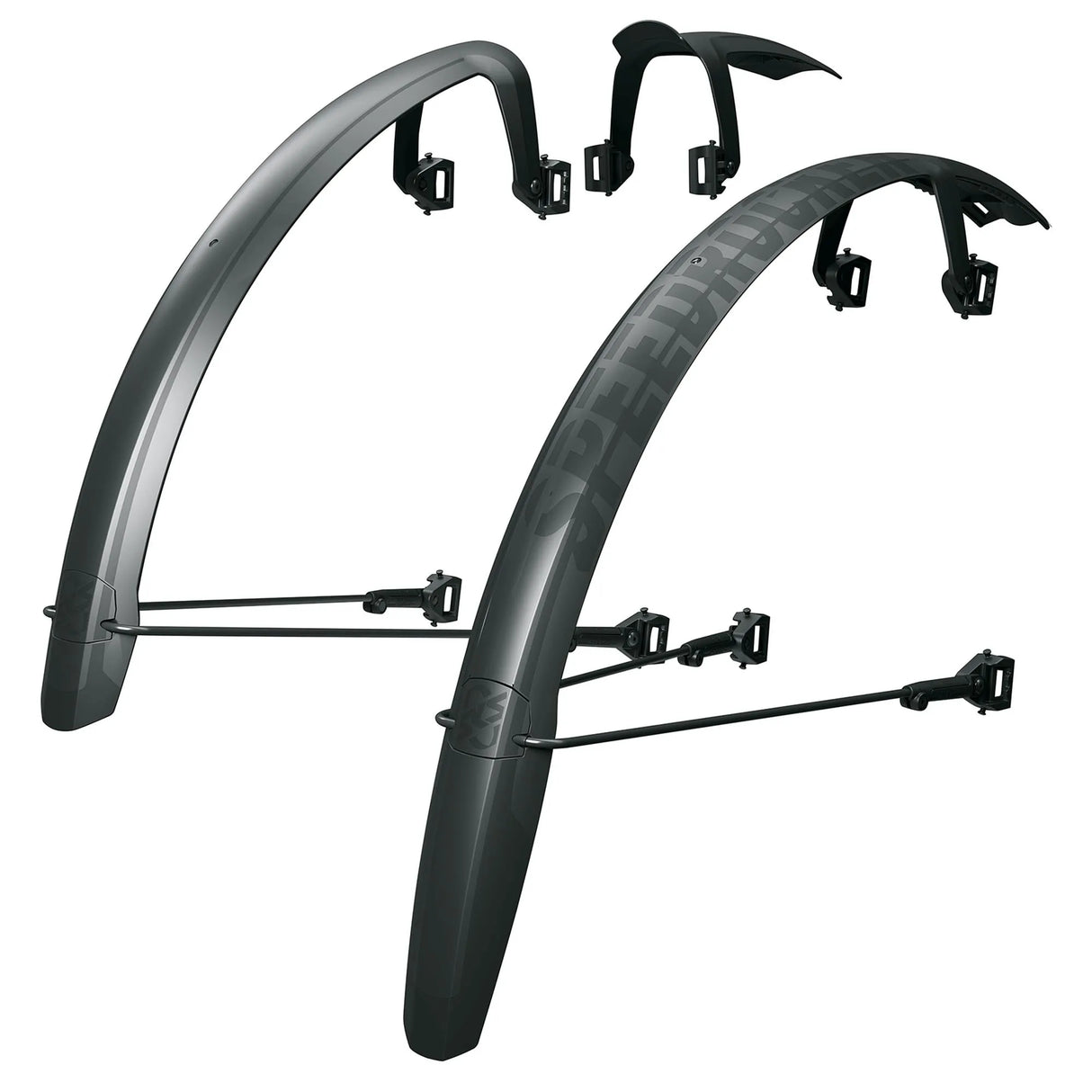SKS Speedrocker XL Mudguard Set SKMSPEEDXL - Gravel Bike Mudguards for Tyres up to 52 mm
