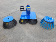 Slanetrac RB80 Mini Digger Block Paving Brush Cleaner Attachment