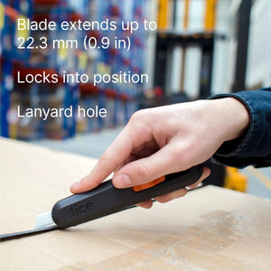 Slice 10554 Auto-Retract Utility Knife - Finger-Friendly Ceramic Safety Blade